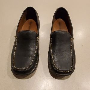Black Hush Puppies Loafers